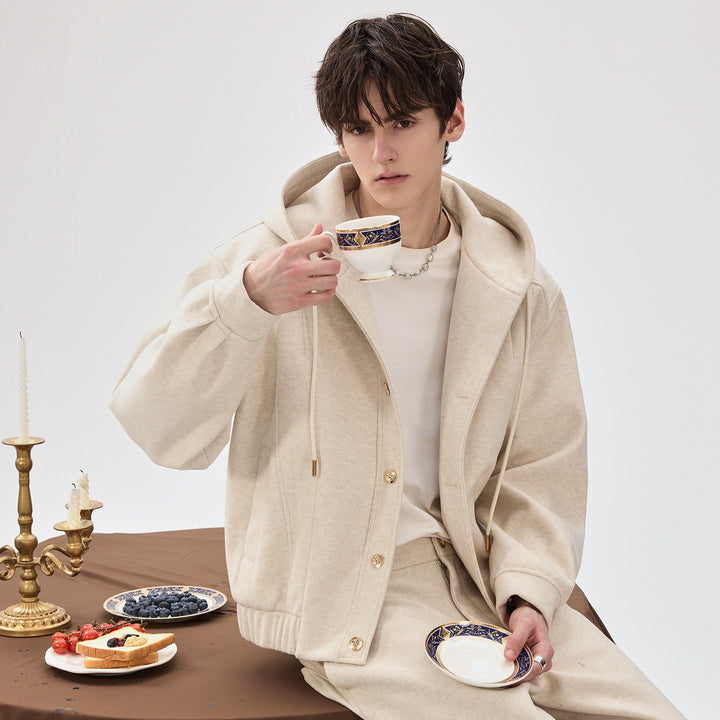 Hooded Wool Jacket and Pants