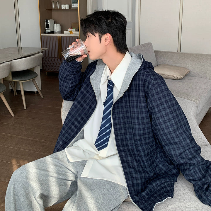 Hooded Zipper Jacket and Pants