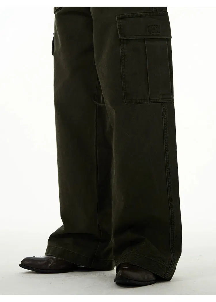 Overalls Wide-leg Cargo Pants