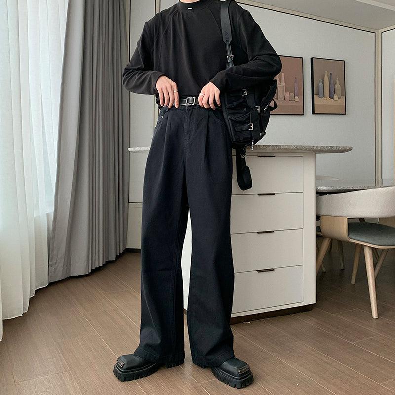 Oversize Wide-Leg Straight Jeans