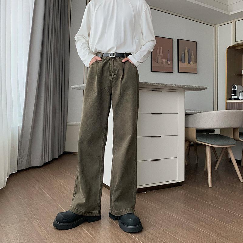 Oversize Wide-Leg Straight Jeans