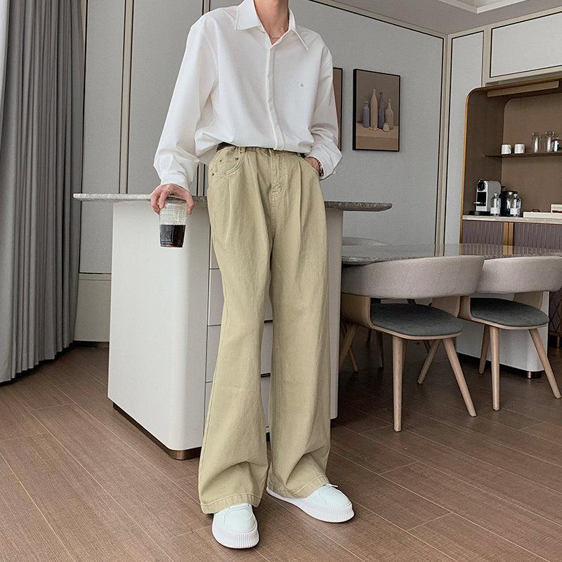 Oversize Wide-Leg Straight Jeans