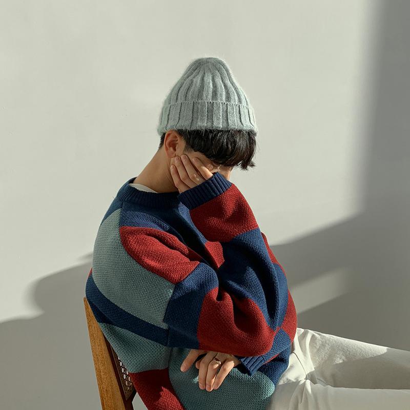 Plaid Bottoming Sweater