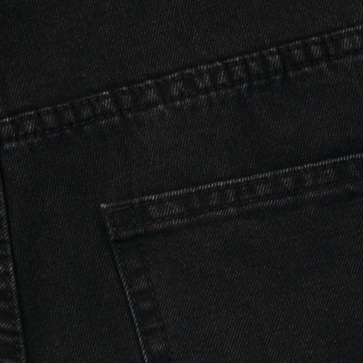 Pleat Vintage Wide-leg Jeans