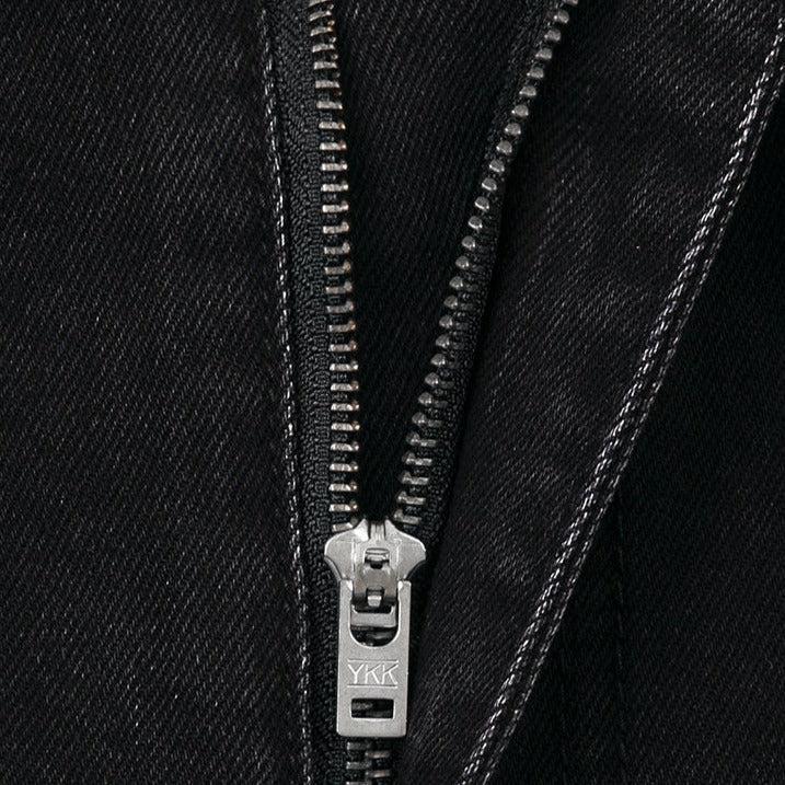 Pleat Vintage Wide-leg Jeans