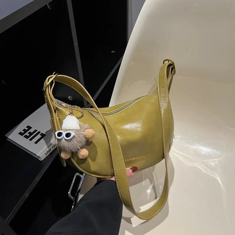 Plush Keychain Accessory Shoulder Bag