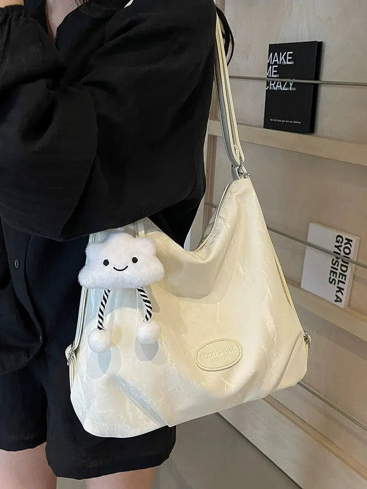 Plush Keychain Casual Shoulder Bag