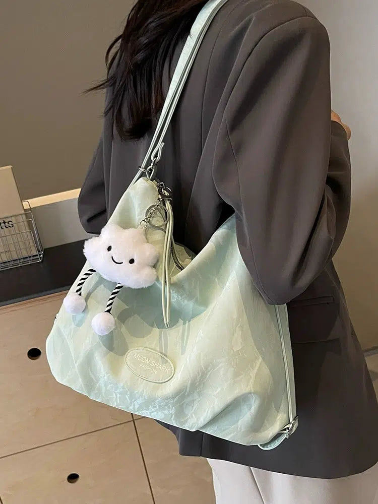 Plush Keychain Casual Shoulder Bag