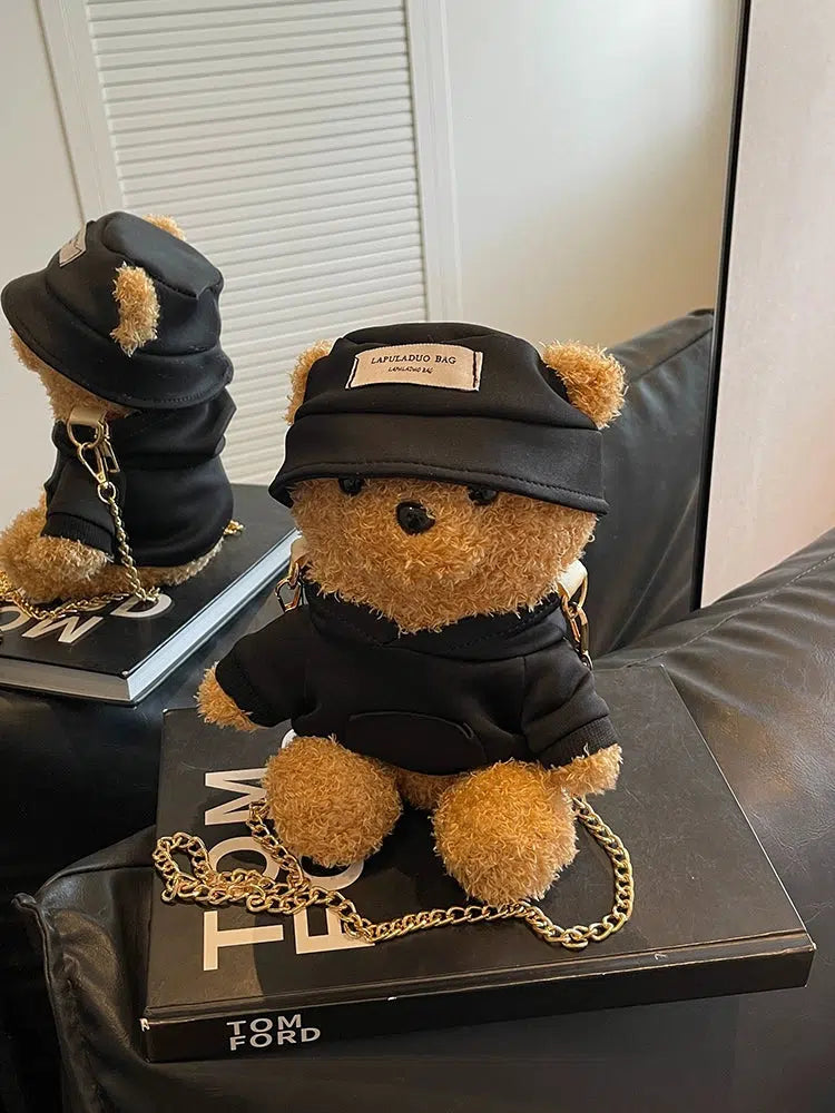 Plush Teddy Bear Shoulder Bag