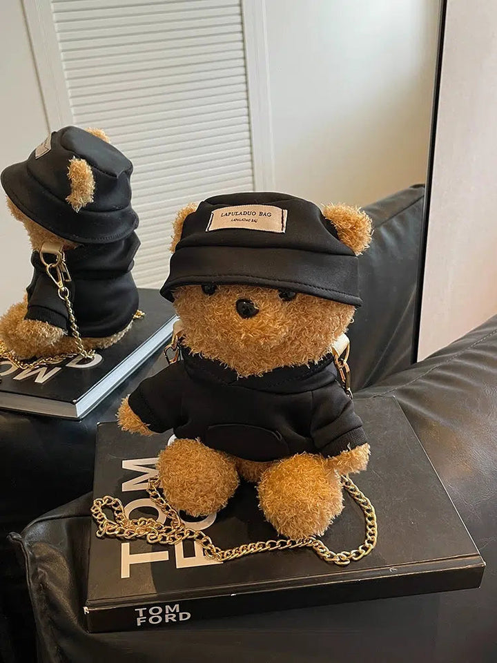 Plush Teddy Bear Shoulder Bag
