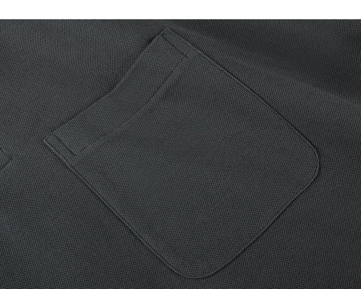 Pocket Solid Color Long Sleeve Shirt