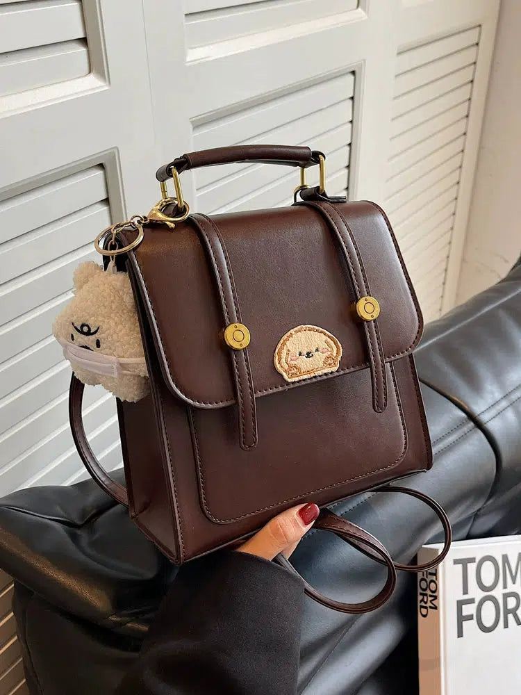 Puppy Embroidery Backpack