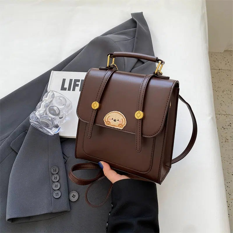 Puppy Embroidery Backpack