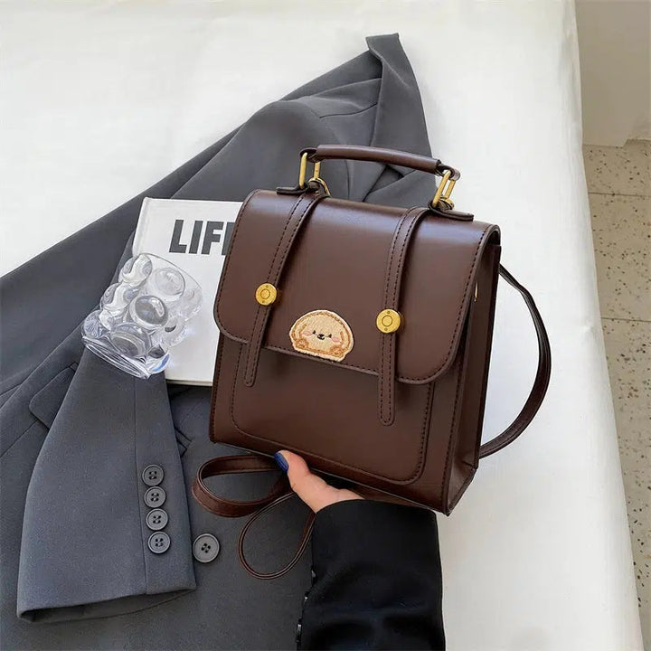 Puppy Embroidery Backpack