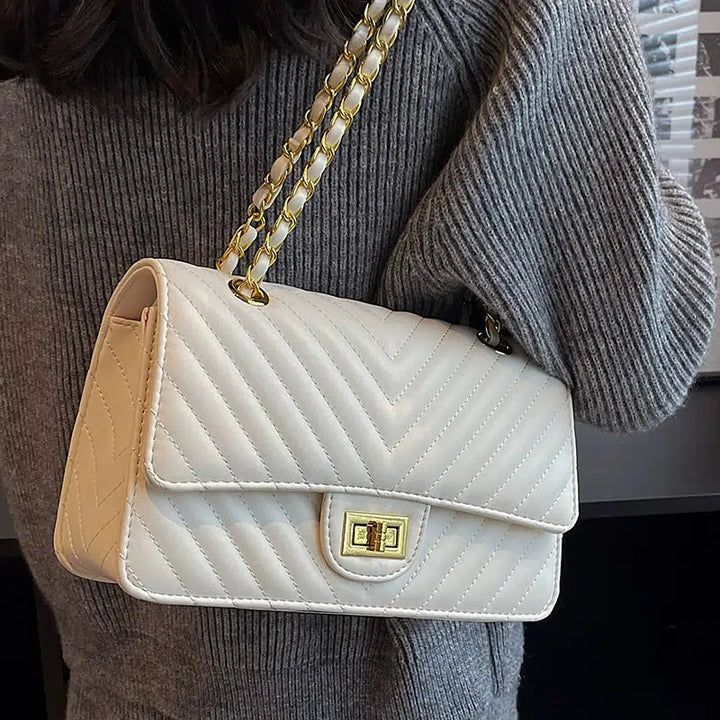 Quilted Chain Shoulder Bag