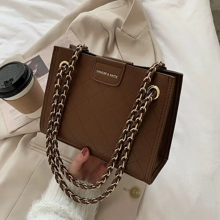 Quilted Chain Shoulder Bag