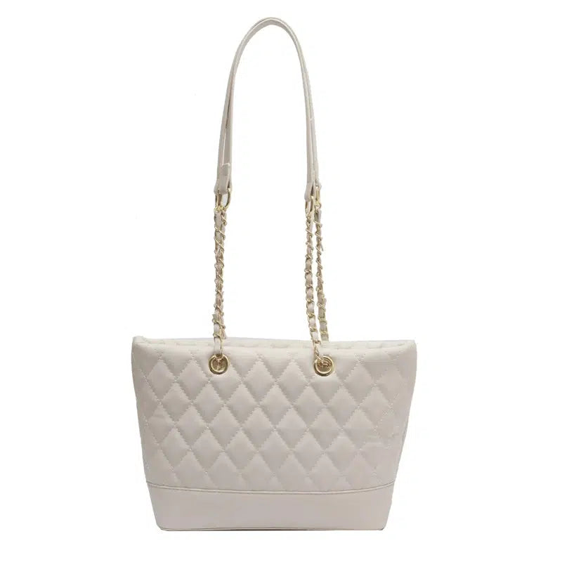 Quilted Chain Small Square Bag