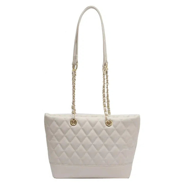 Quilted Chain Small Square Bag