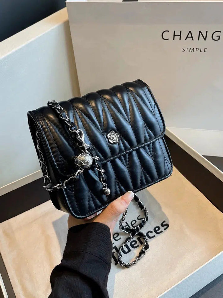 Quilted Small Square Chain Bag