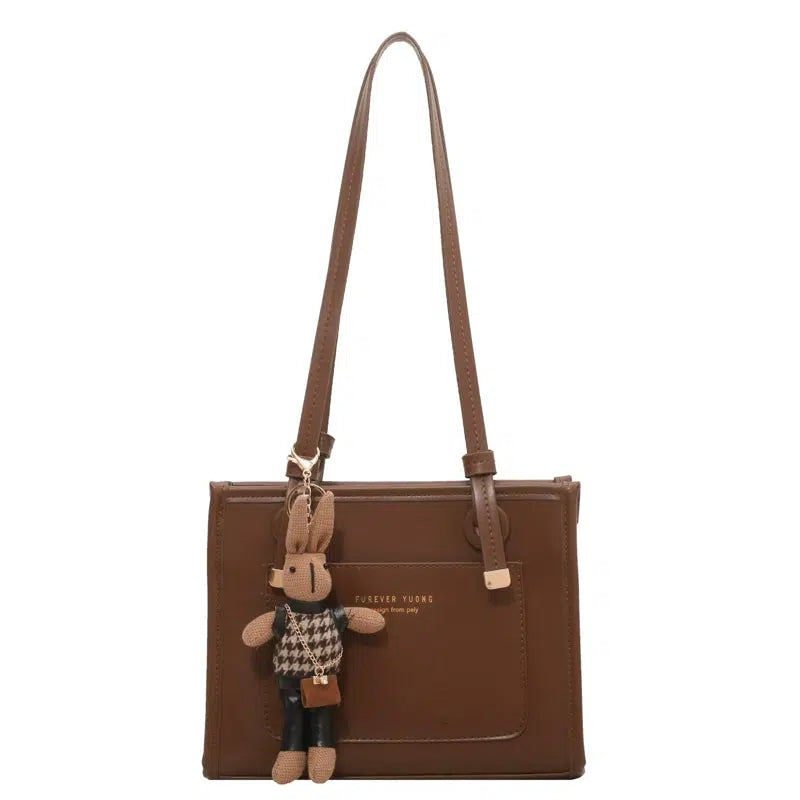 Rabbit Keychain Canvas Tote Bag