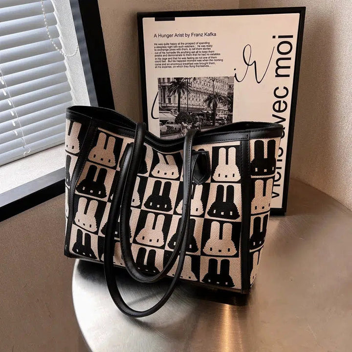 Rabbit Pattern Tote Bag