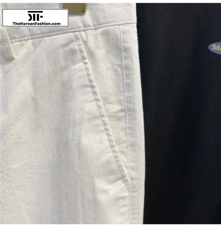 Retro Cotton Casual Pants