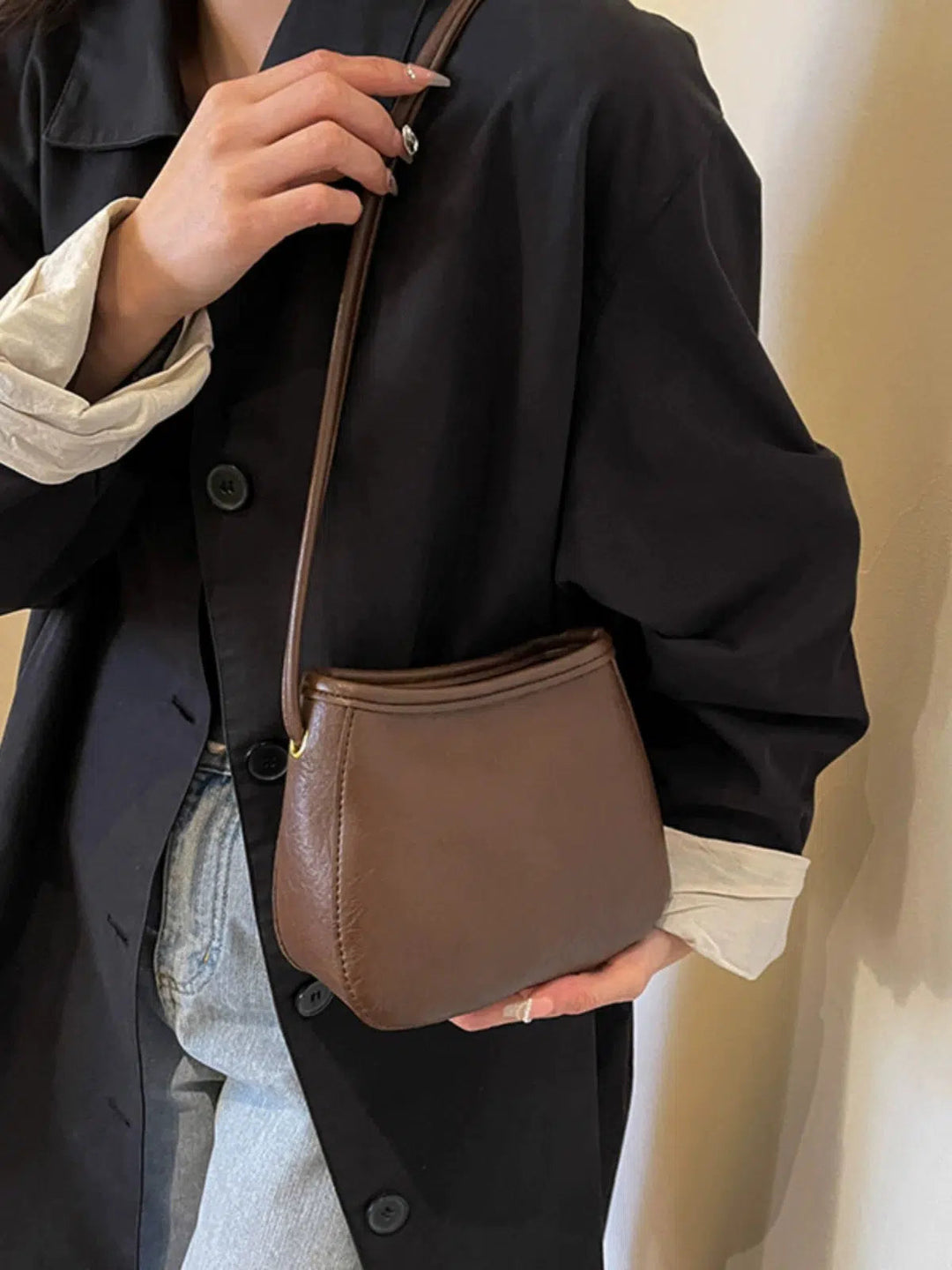 Retro Leather Shoulder Bag