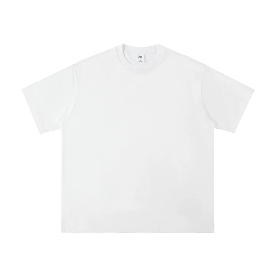 Round Neck Solid Color T-shirt