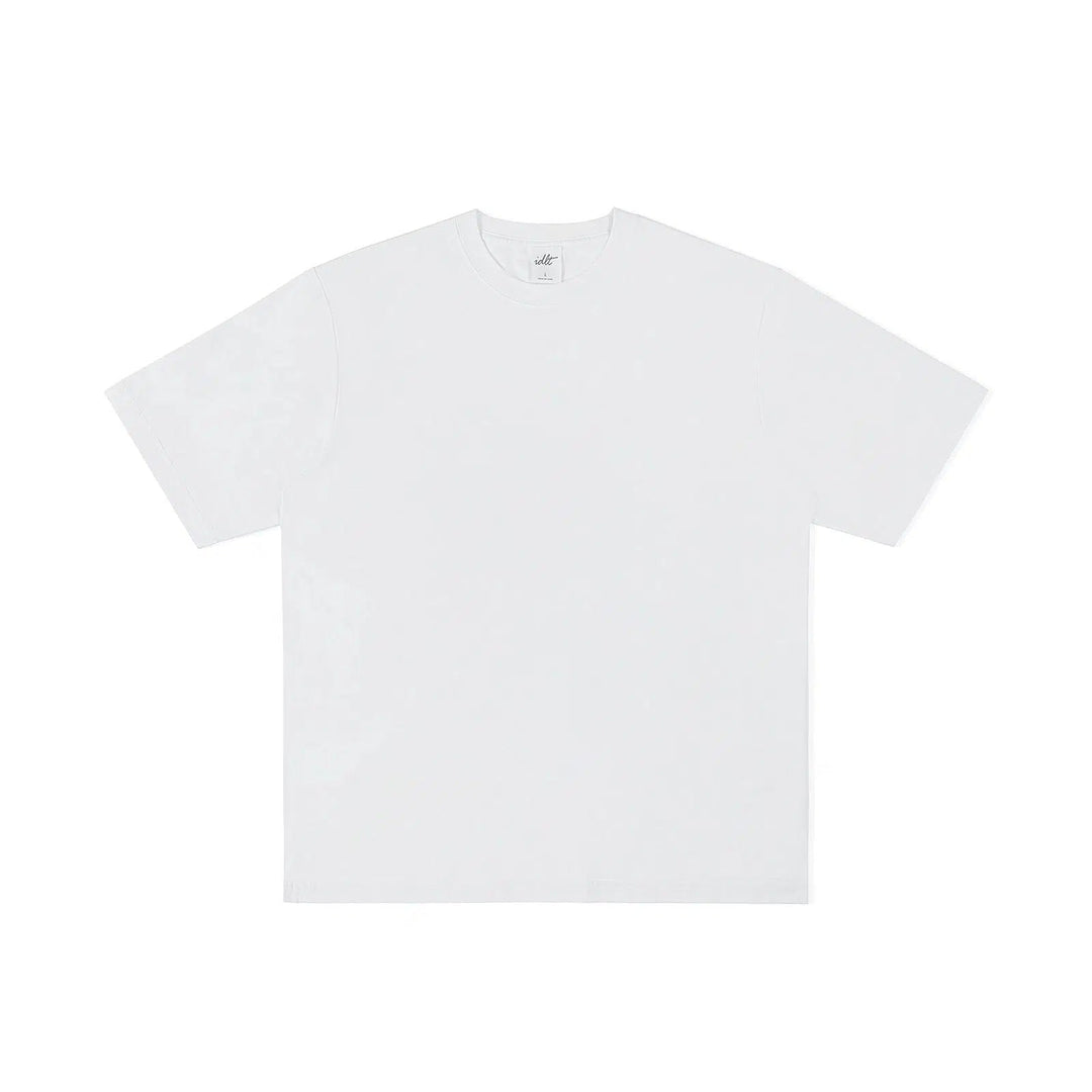 Round Neck Solid Color T-shirt