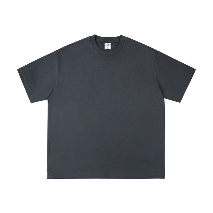 Round Neck Solid Color T-shirt