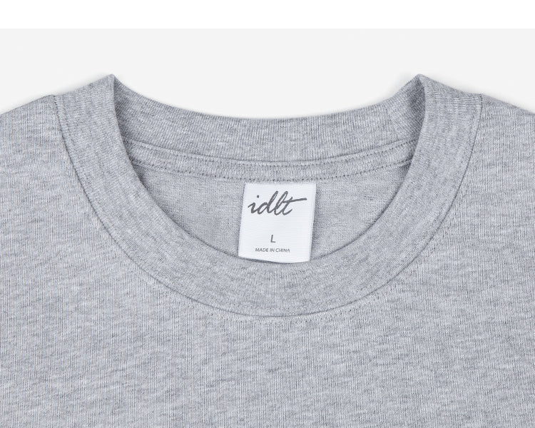 Round Neck Solid Color T-shirt