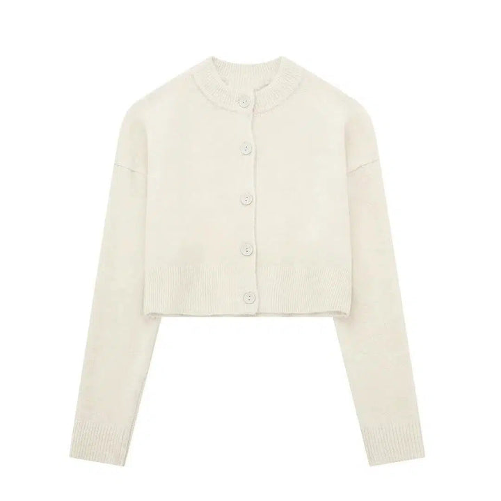 Short Knitted Cardigan Jacket