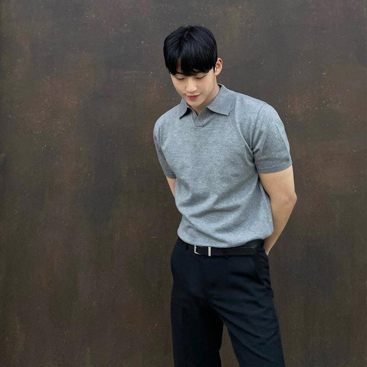 Short Sleeve Basic Polo Shirt