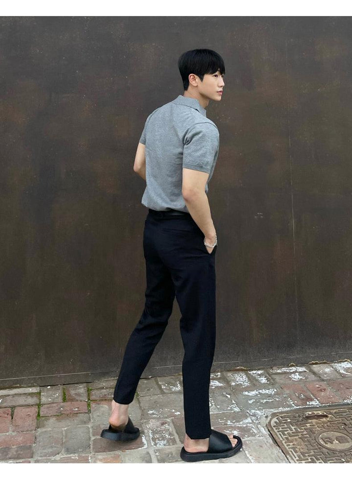 Short Sleeve Basic Polo Shirt