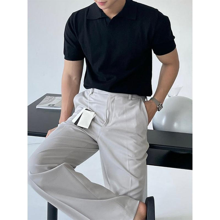 Short Sleeve Basic Polo Shirt