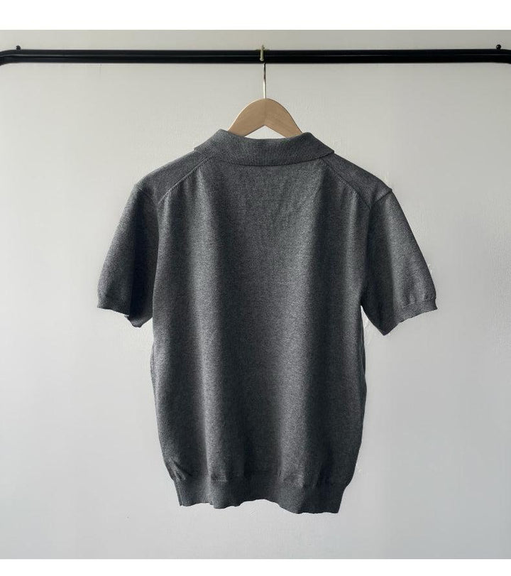 Short Sleeve Basic Polo Shirt