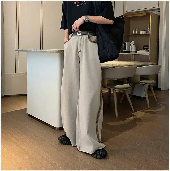 Short-sleeved Denim Suit