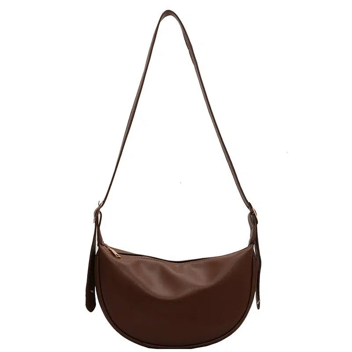 Sleek Crescent Shoulder Bag