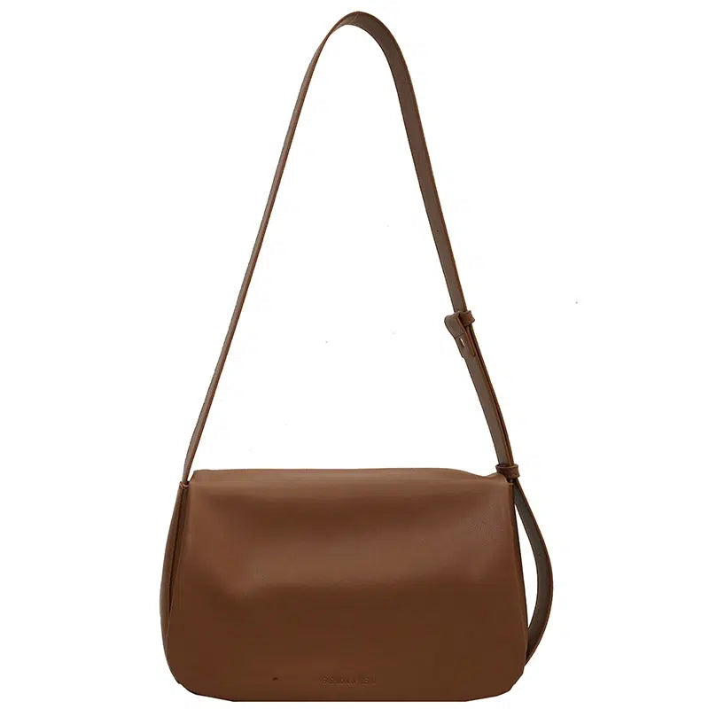 Sleek Leather Shoulder Bag