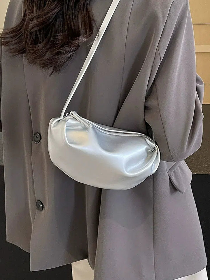 Sleek Leather Shoulder Bag