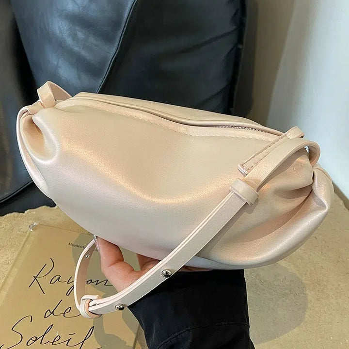 Sleek Leather Shoulder Bag