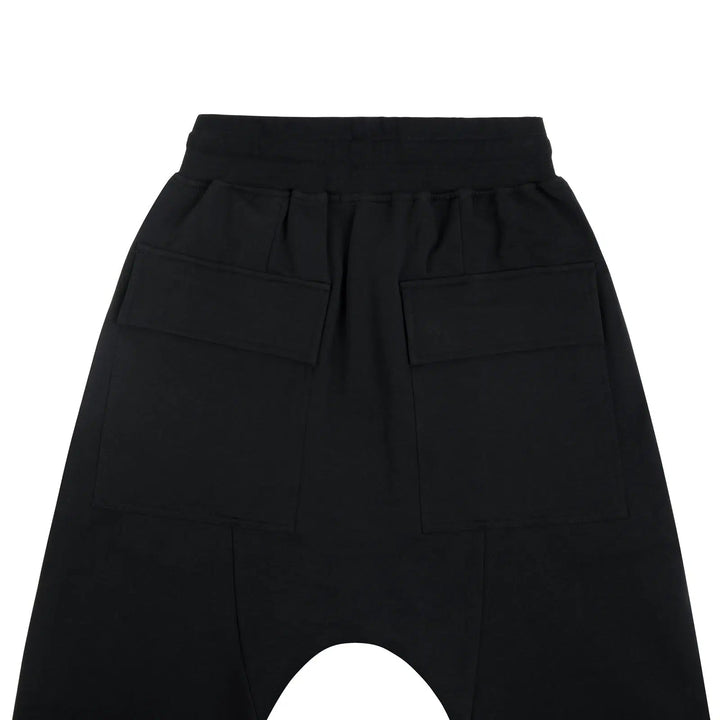 Slim-Fitting Stitching Crotch-Drop Sweatpants
