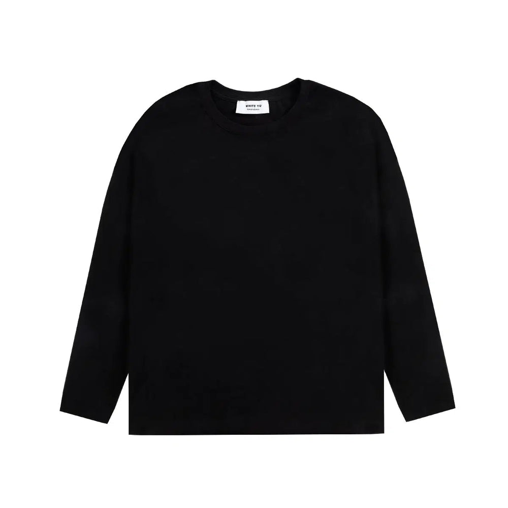 Solid Color Bottoming Pullover