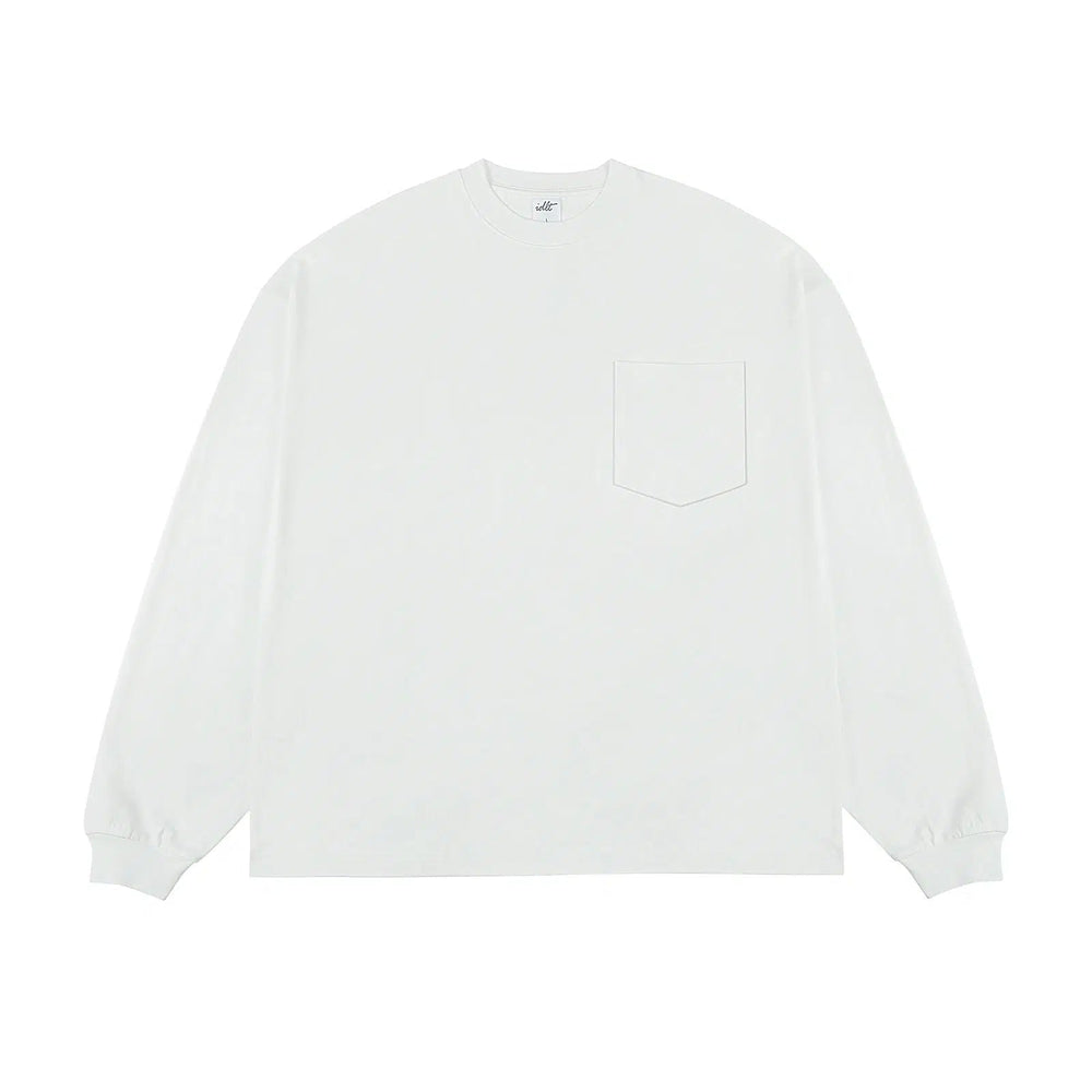 Solid Color Long-Sleeve T-shirt