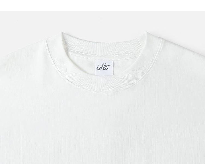 Solid Color Long-Sleeve T-shirt