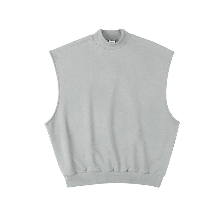 Solid Color Sleeveless Vests