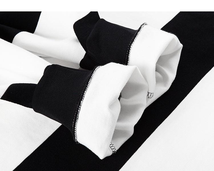 Striped Crew Neck Sweatshirt