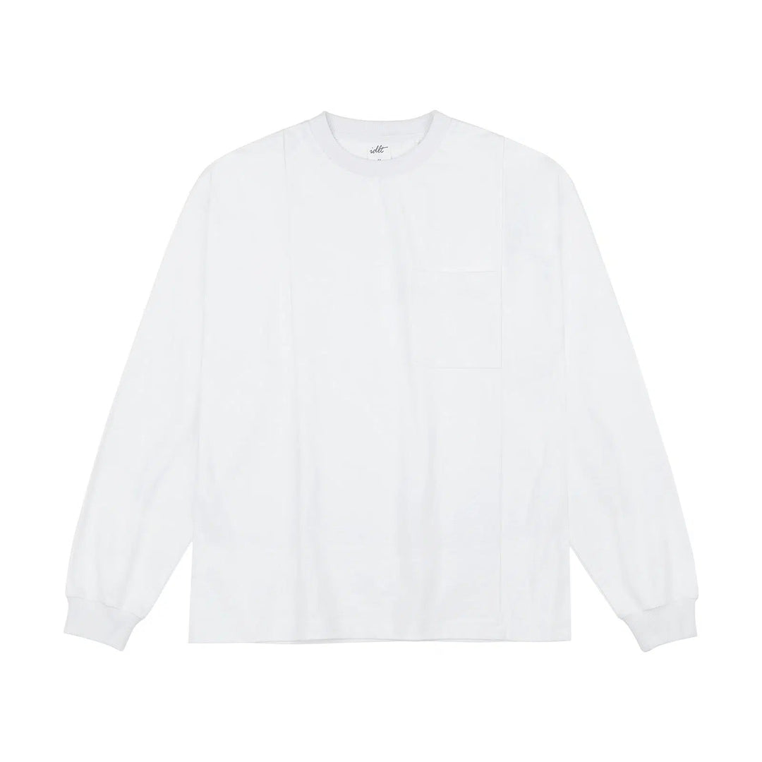 Striped Patchwork Pocket Pullover