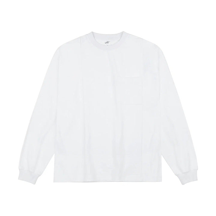 Striped Patchwork Pocket Pullover