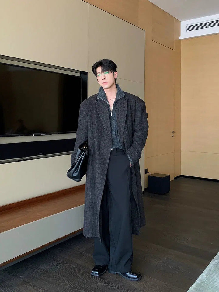 Stylish Woolen Long Coat